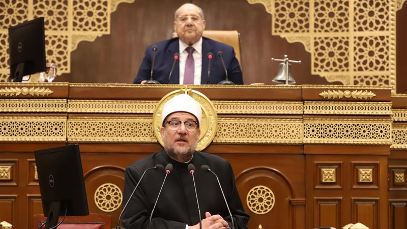 وزير الأوقاف بمجلس