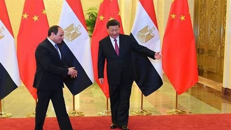 السيسي ونظيره الصيني،