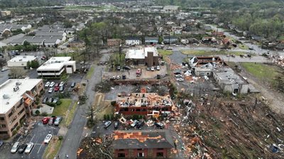 مصرع 21 شخصًا على الأقل في 4 ولايات أمريكية‎‎ بسبب العواصف