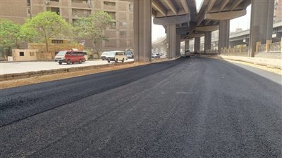 رصف وتوسعة طريق المريوطية بدءا من شارع فيصل وحتى كوبري الصحابة بالجيزة (صور)