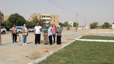 محافظ الوادي يتابع أعمال تجديد مسجد 