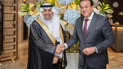 وزير الصحة يبحث مع نظيره السعودي سبل التعاون بين البلدين بالقطاع الصحي