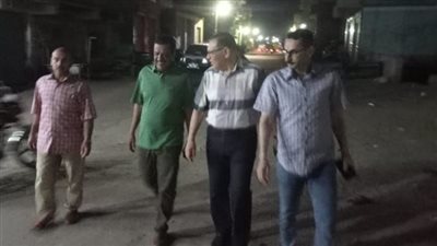 محافظ الشرقية يتفقد أعمال الرصف في العدوة 