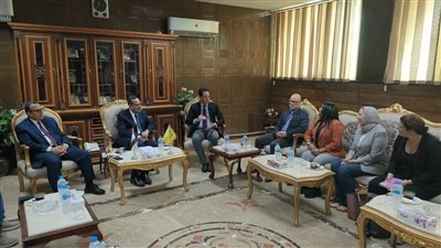 محافظ شمال سيناء يستقبل مدير بعثة الوكالة الأمريكية للتنمية الدولية في مصر