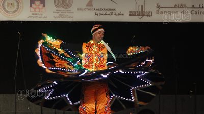 استمرار سهرات المهرجان الدولى للطبول وسط حشد جماهيري كبير (صور)