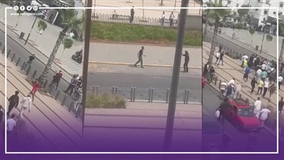 مغربي يهاجم المارة بـ