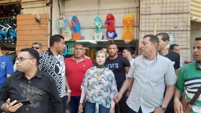 حملة لإزالة المخالفات والإشغالات بالمنشية في الإسكندرية (صور)