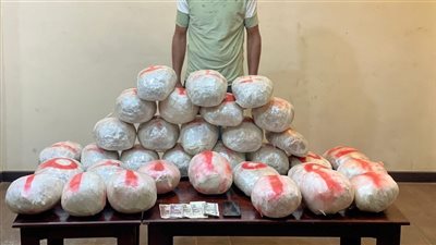 ضبط عاطل بحوزته 100 كيلو من مادة الهيدرو المخدر في الإسماعيلية