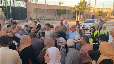 سكرتير مساعد شمال سيناء يودع حجاج القرعة