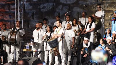 انطلاق حفل ختام مهرجان الطبول 2024 بحضور فريدة فهمي (صور)