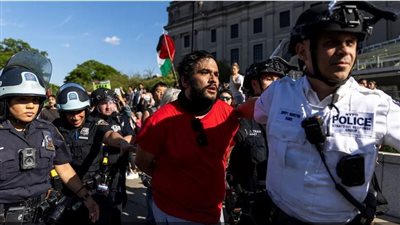 اعتقال 29 محتجا خلال تظاهرة داعمة للفلسطينيين في متحف بروكلين بنيويورك
