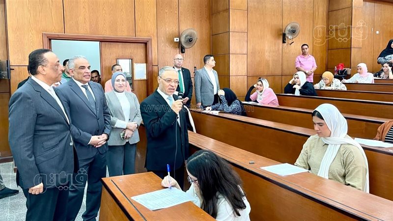رئيس جامعة طنطا يتفقد