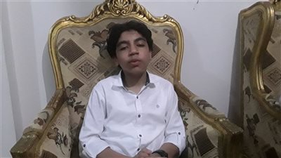 الحاصل على الأول مكرر بالشهادة الإعدادية في الإسكندرية: بحب الأهلي 