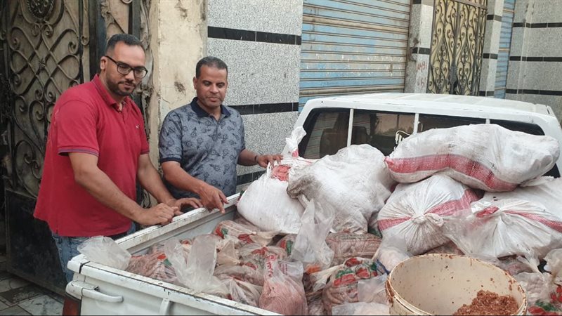 ضبط لحوم فاسدة بالجيزة،