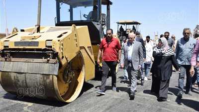 انتهاء 65% من أعمال تطوير شارع الحراسات بـ 