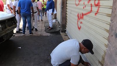 غلق وتشميع 13 محلا تجاريا فى حملة موسعة بمدينة 6 أكتوبر