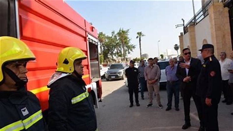حريق بمستشفى بالقاهرة،