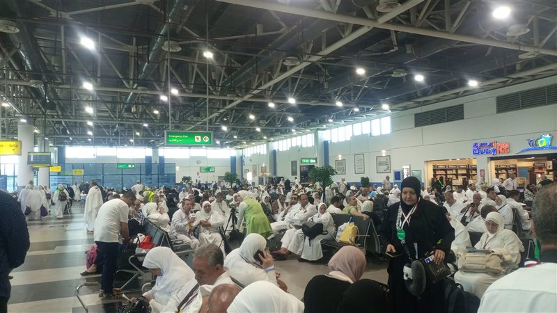 الحجاج في مطار القاهرة،