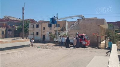 رفع 1025 طن قمامة من شوارع مدن ومراكز كفر الشيخ