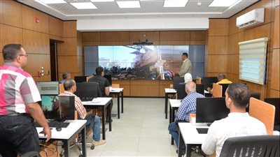 تجهيز معسكر إيواء للأسر المتضررة من حادث انهيار منزل بميت غمر