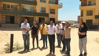 رئيس جهاز أكتوبر يتفقد أعمال تنفيذ شقق جنة وسكن كل المصريين