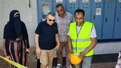 رئيس مياه دمياط يتابع العمل بمحطتي ميت أبو غالب وكفر البطيخ 1