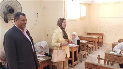 المشرف على امتحانات الإسكندرية الأزهرية يتفقد لجان الثانوية 