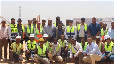 محافظ الأقصر يتابع سير تنفيذ العمل بمحطة معالجة صرف صحي كيمان المطاعنة