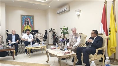 محافظ شمال سيناء يستقبل وفدا من الاتحاد الأوروبي (صور)
