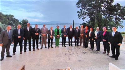 مندوب مصر الدائم لدى الأمم المتحدة بجنيف يستقبل وزير العمل والوفد المرافق له