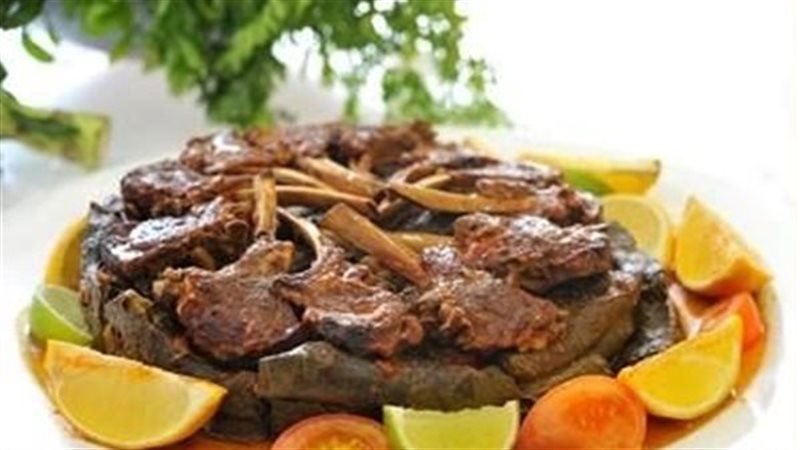 محشي ورق العنب بالريش،