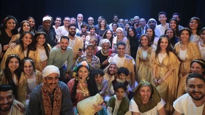 وزيرة الثقافة تشهد احتفالية رحلة العائلة المقدسة على السامر (صور)