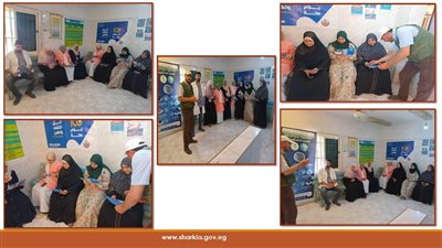 مياه الشرقية تنظم ندوات تثقيفية للرائدات الريفيات والسيدات بكفر صقر
