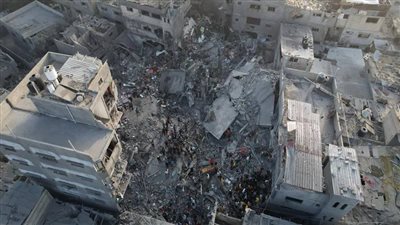 انهيار مبنى فى غزة على جنود من جيش الاحتلال