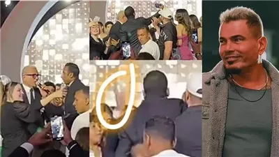 شاهد عيان يكشف السر، كواليس ضرب عمرو دياب لمعجب (فيديو)