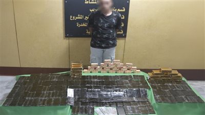 ضبط عنصر إجرامى بحوزته 30 كيلو حشيش و2000 قرص ترامادول بكرداسة 