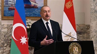  رسائل رئيس أذربيجان من قلب القاهرة