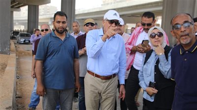 محافظ الجيزة يتفقد محور المريوطية 