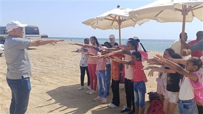 احتفالية بمرسى علم لتوعية 30 طفلًا بأهمية المحميات الطبيعية وحماية البيئة