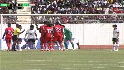 بدون فرص، استمرار التعادل السلبي بين منتخب مصر وغينيا بيساو بعد 30 دقيقة (صور)