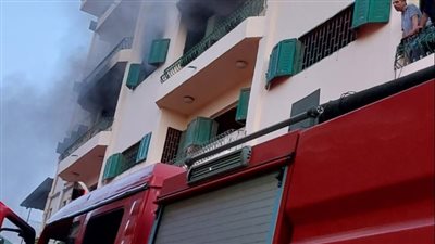 حريق يلتهم 7 منازل بسوهاج (صور)