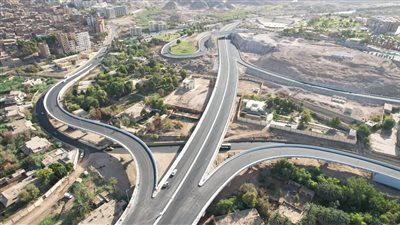 أحدث تصوير جوي لأعمال تنفيذ مشروع محور بديل خزان أسوان (صور)