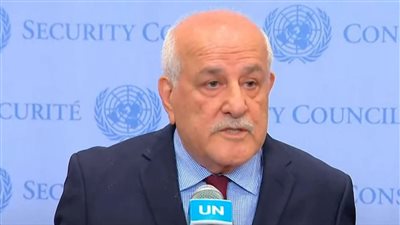 مندوب فلسطين: قرار مجلس الأمن خطوة في الاتجاه الصحيح
