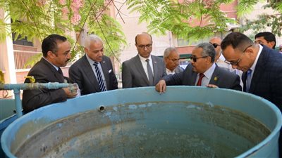 جامعة أسيوط تفتتح وحدة الاستزراع المائي للأسماك (صور)