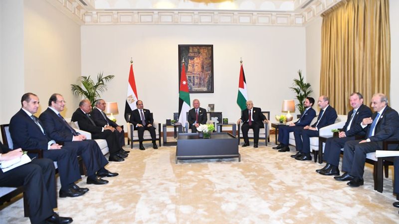 قادة مصر والأردن