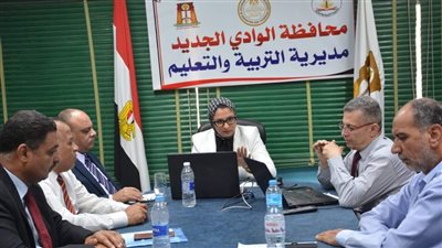 نائب محافظ الوادي الجديد تتابع سير امتحانات الثانوية العامة 