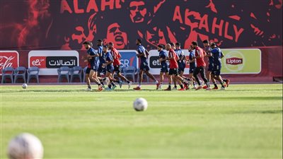 تدريبات بدنية وفنية، تفاصيل مران الأهلي استعدادا لمباراة فاركو في الدوري