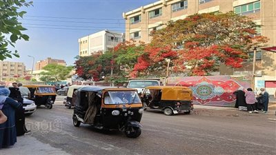 من خلف البوابة، أولياء الأمور بالشرقية يؤازرون أبناءهم بالثانوية العامة (صور)