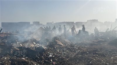 15 صورة ترصد حريق عشش البراجيل 