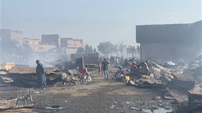 نفوق المواشي، آثار حريق زرايب البراجيل (فيديو وصور) 